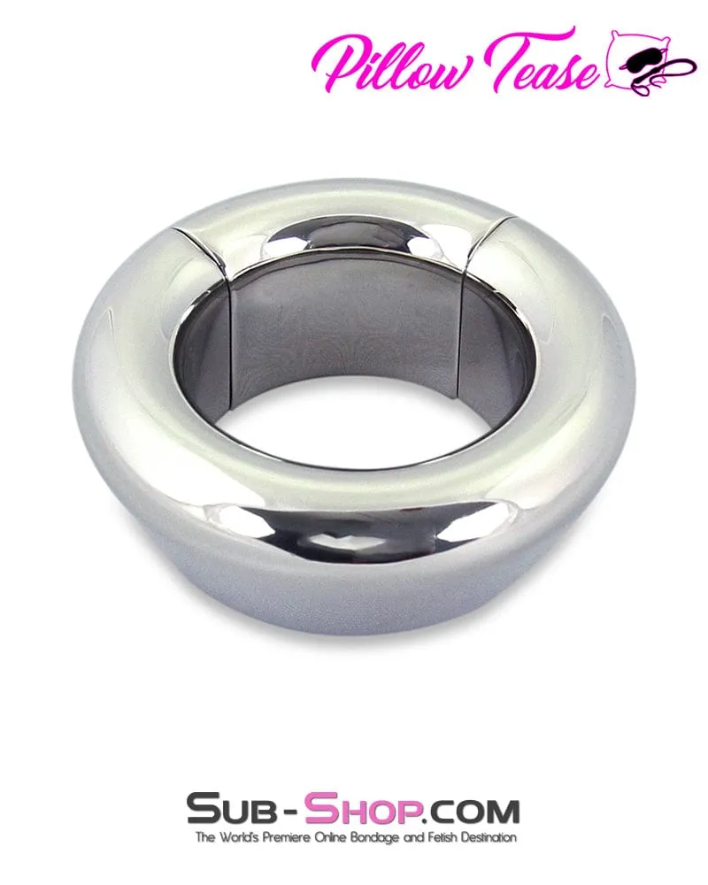 0477M      Half Pound Steel Weighted Cone Magnetic Precision Metal Cock Ring