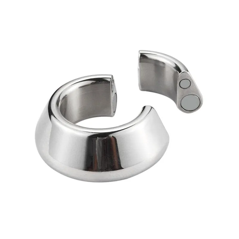 0477M      Half Pound Steel Weighted Cone Magnetic Precision Metal Cock Ring