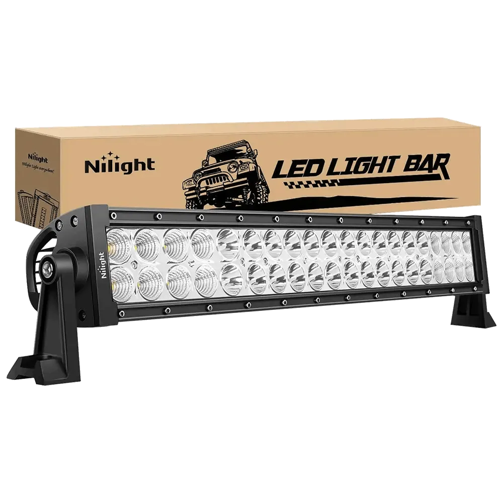 22 Inch 120W Double Row Spot Flood LED Light Bar