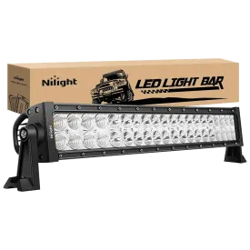 22 Inch 120W Double Row Spot Flood LED Light Bar
