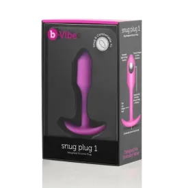 B-Vibe SNUG PLUG 1 FUCHSIA