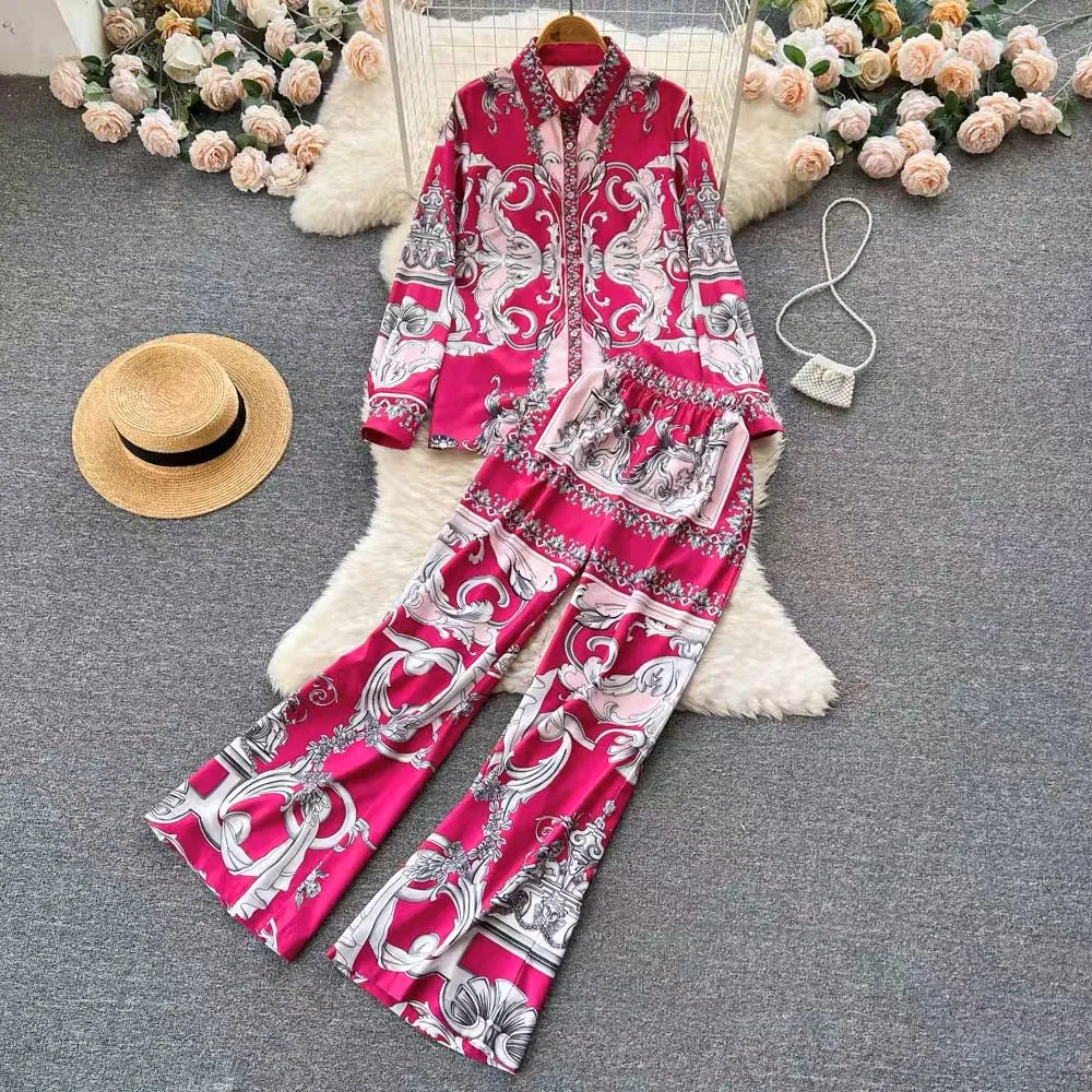 Bella Abstract Printed Coord Set