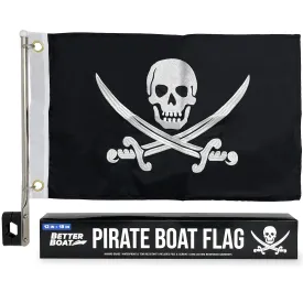 Better Boat Pirate Boat Flag