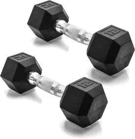 CAP Barbell 12 lb. Coated Dumbbell Weight | Multiple Options Pairs & Sets