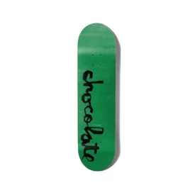 Chocolate Skateboard Deck OG Chunk WR40 Raven Tershy 8.5" x 32" Green 14.25" WB