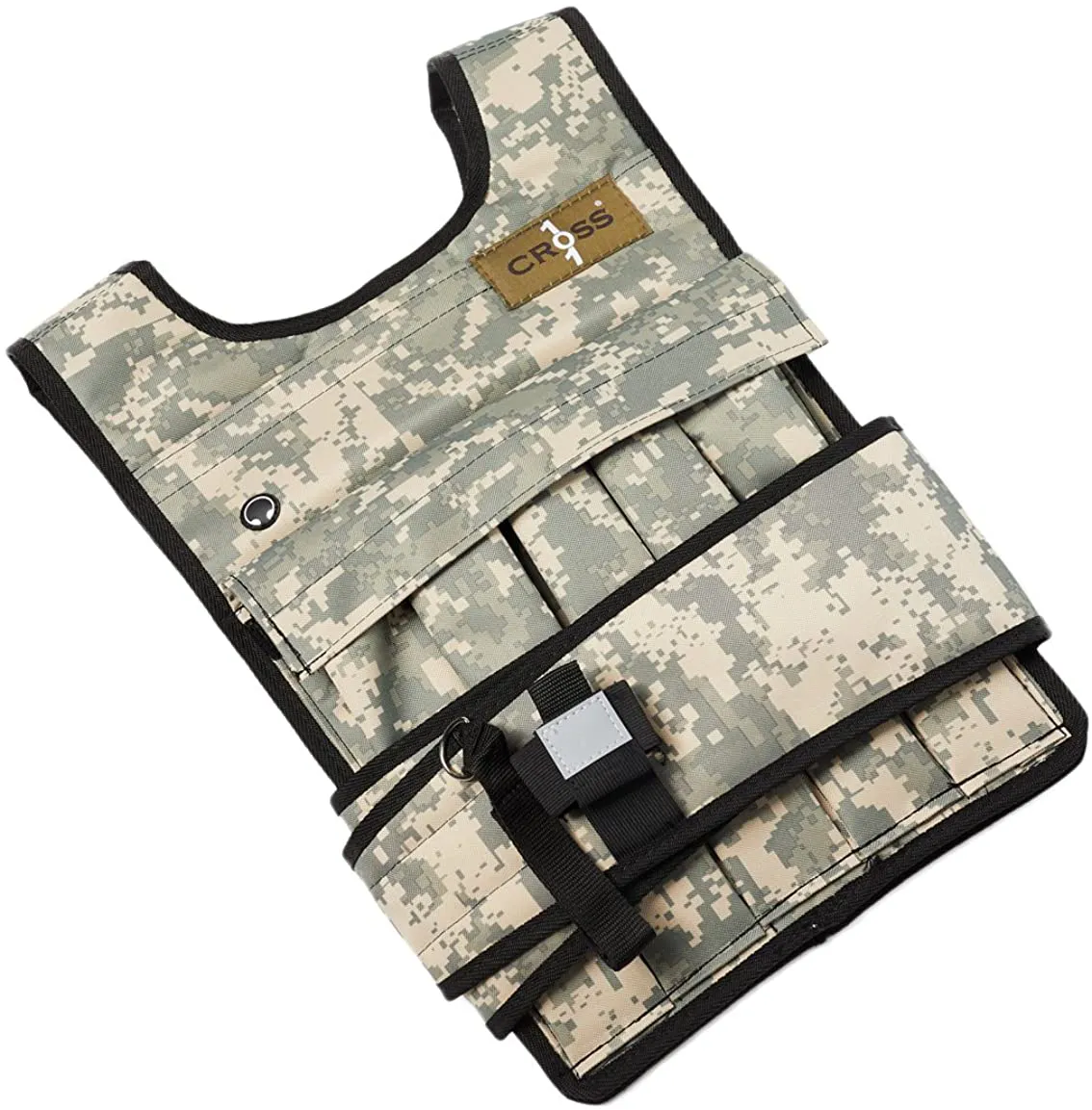 CROSS101 Weighted Vest 20lbs - 80lbs with Shoulder Pads Option