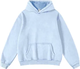 Dnzzs Womens Oversized Hoodie Acid Wash Hoodie Vintage Sweatshirt Heavyweight Fleece Cotton Streetwear Trendy Hoodies