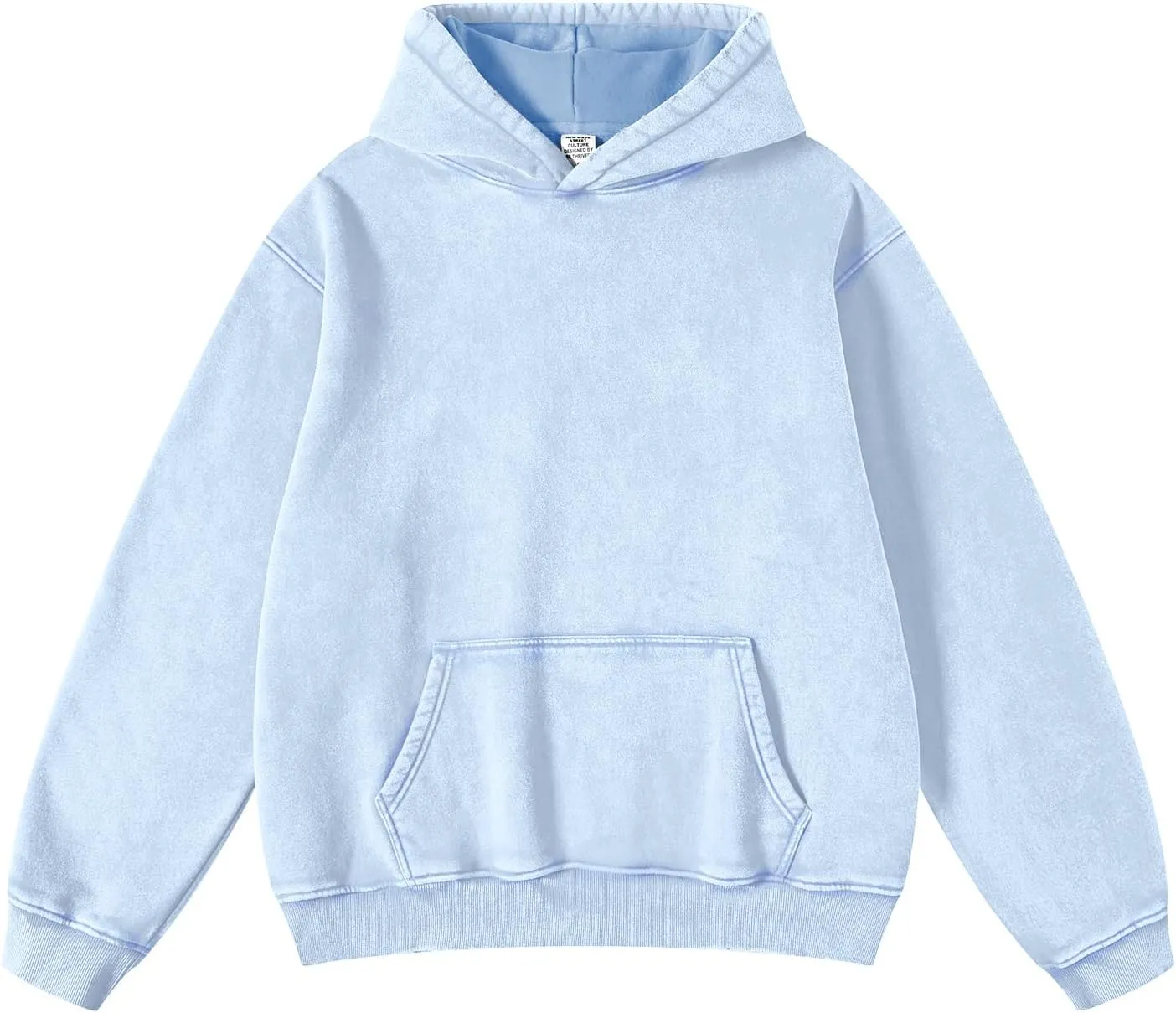 Dnzzs Womens Oversized Hoodie Acid Wash Hoodie Vintage Sweatshirt Heavyweight Fleece Cotton Streetwear Trendy Hoodies