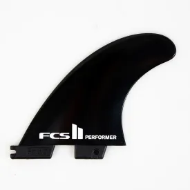 FCS II Performer Medium Tri Retail Fins Black FPER-BK01-MD-TS-R