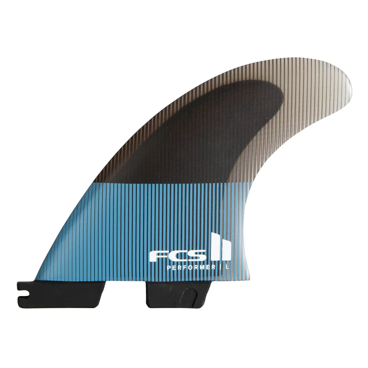 FCS II Performer PC Large Tri Fins Tranquil Blue FPER-PC06-LG-TS-R