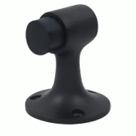 Floor Mounted Bumper Door Stop  (Flat Black Finish)