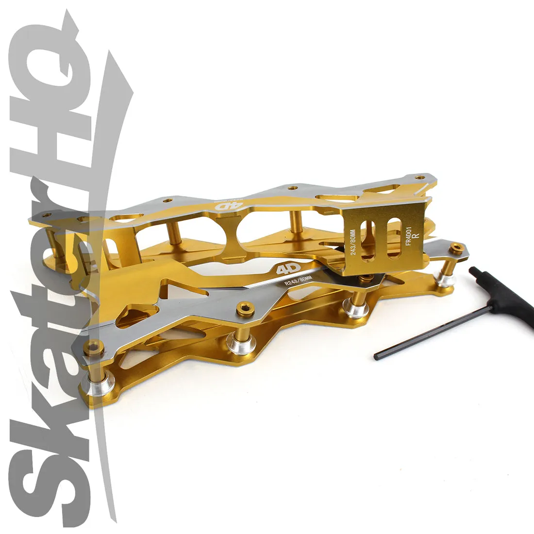 FR 4D Rockered Frame 243mm - Gold