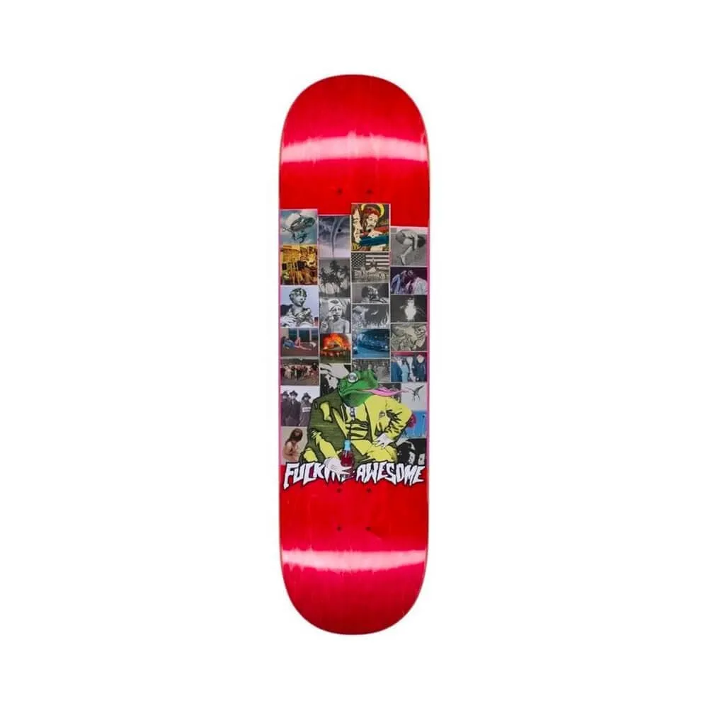 Fucking Awesome Skateboard Deck Frogman 2 8.25" x 31.79" Red 14.12" WB