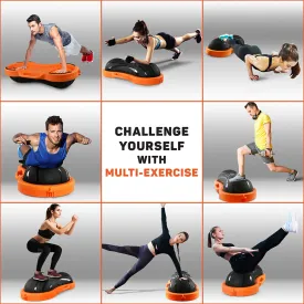 Half Peanut Balance Trainer Ball, 40 in, for Full Body Workout