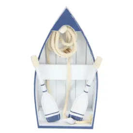 MDF Boat with Oars - 33cm