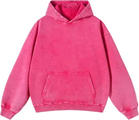 Mens Hoodies Vintage Oversized Hoodie Acid Wash Couples Cotton Pullover Hoodies for Men Streetwear Sweatshirts