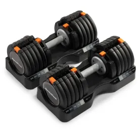 NordicTrack 25kg Select A Weight Adjustable Dumbbell Set