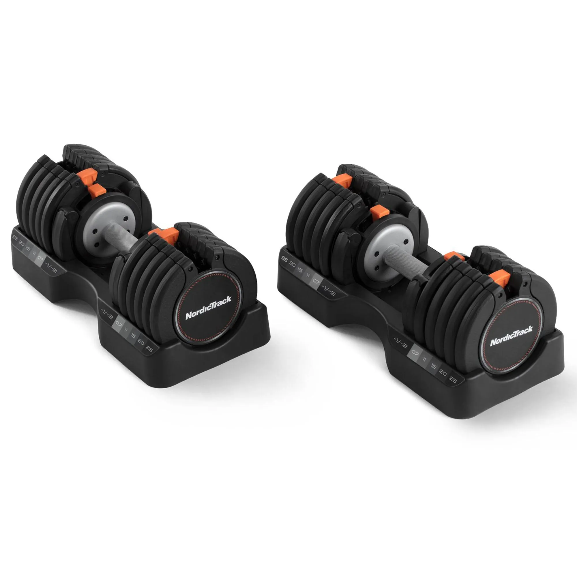 NordicTrack 25kg Select A Weight Adjustable Dumbbell Set