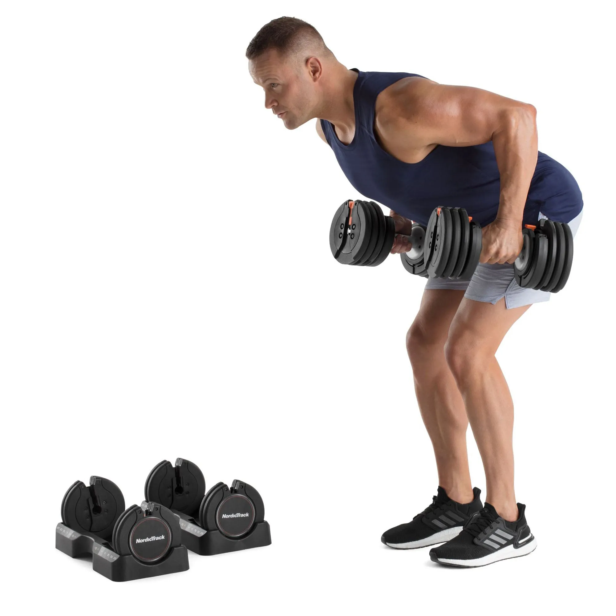 NordicTrack 25kg Select A Weight Adjustable Dumbbell Set