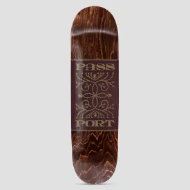Passport 8.25 Embossed Series Constellation Skateboard Deck Wood Stain