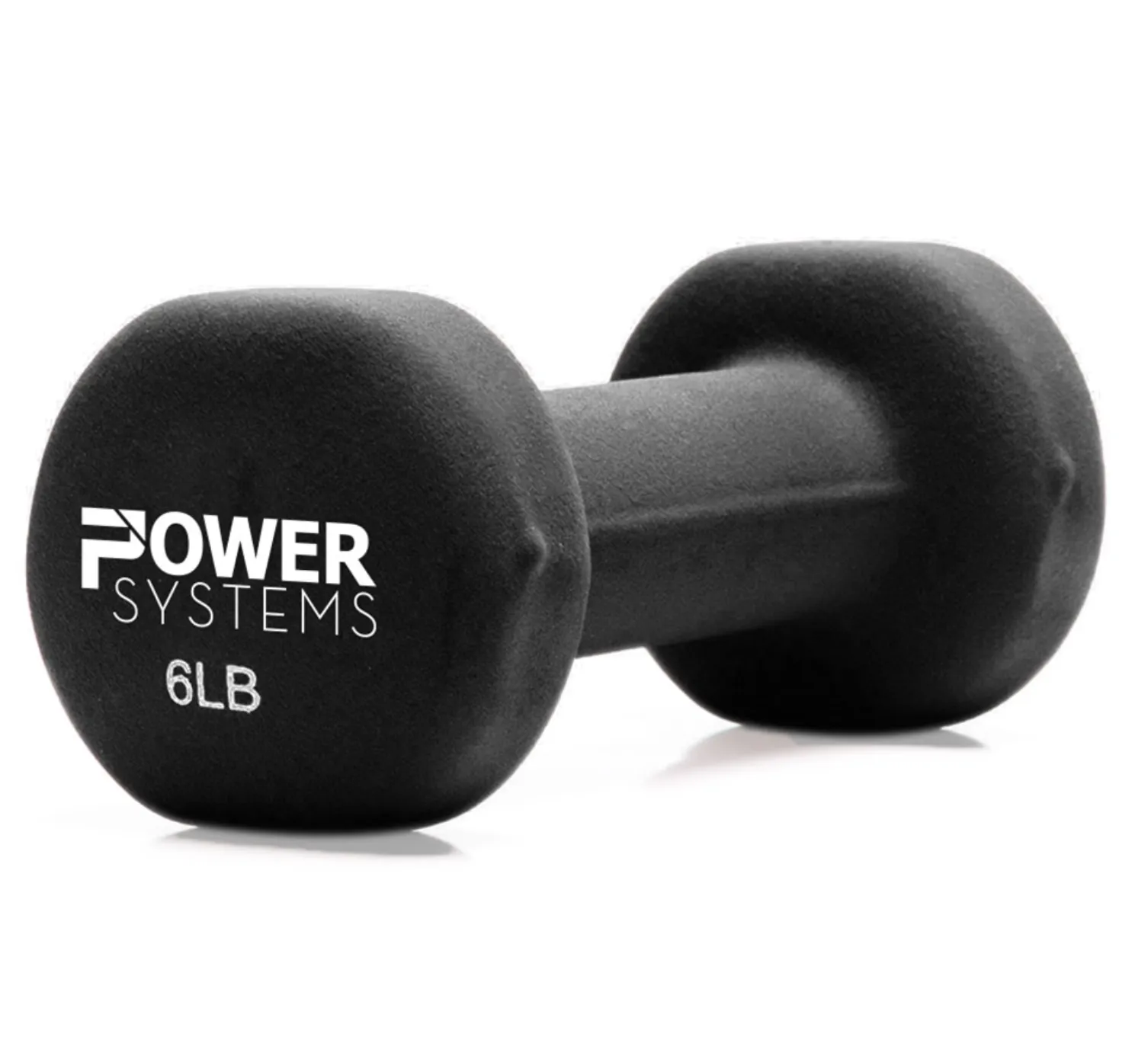 Power Systems Premium Dumbbell Storage Rack, with 44 Black Neoprene Pairs DB