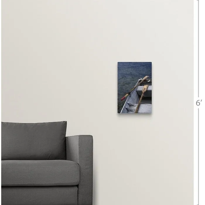 "Boat with oars" Canvas Wall Art