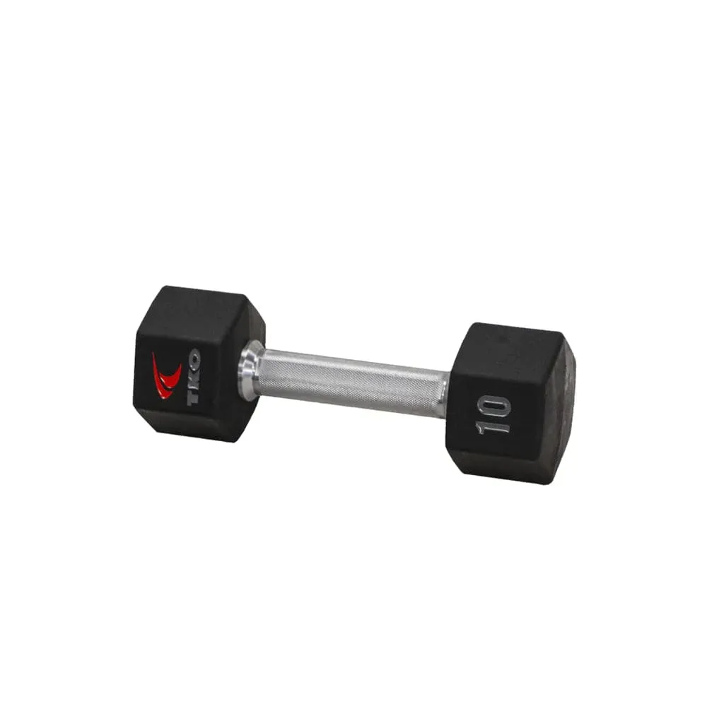 TKO Tri-Grip Urethane Hex Dumbbell Sets 816TXU