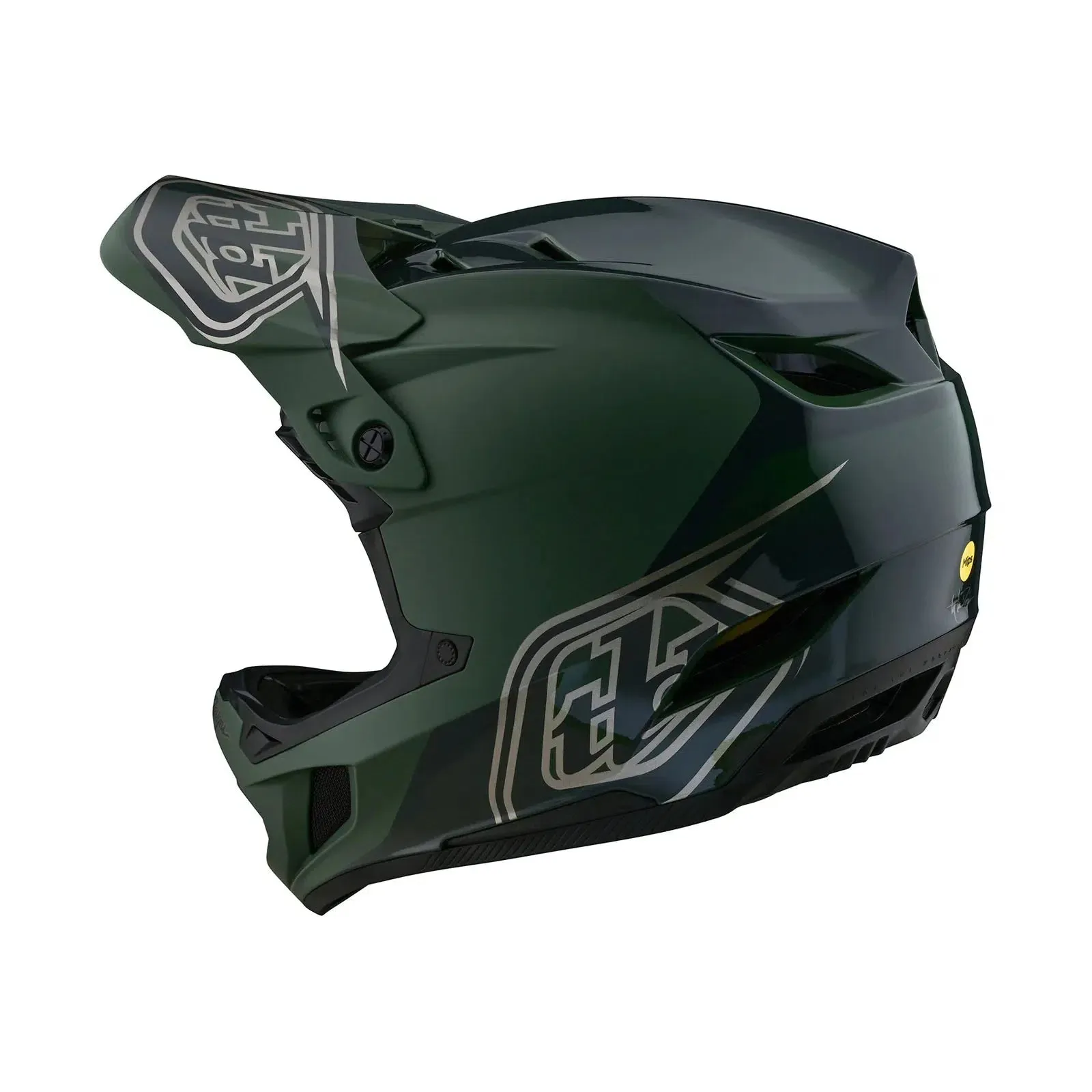 TLD D4 AS Polyacrylite Helmet W/MIPS Shadow Olive