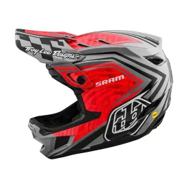 TLD D4 Carbon AS Helmet W/MIPS SRAM Red / Black