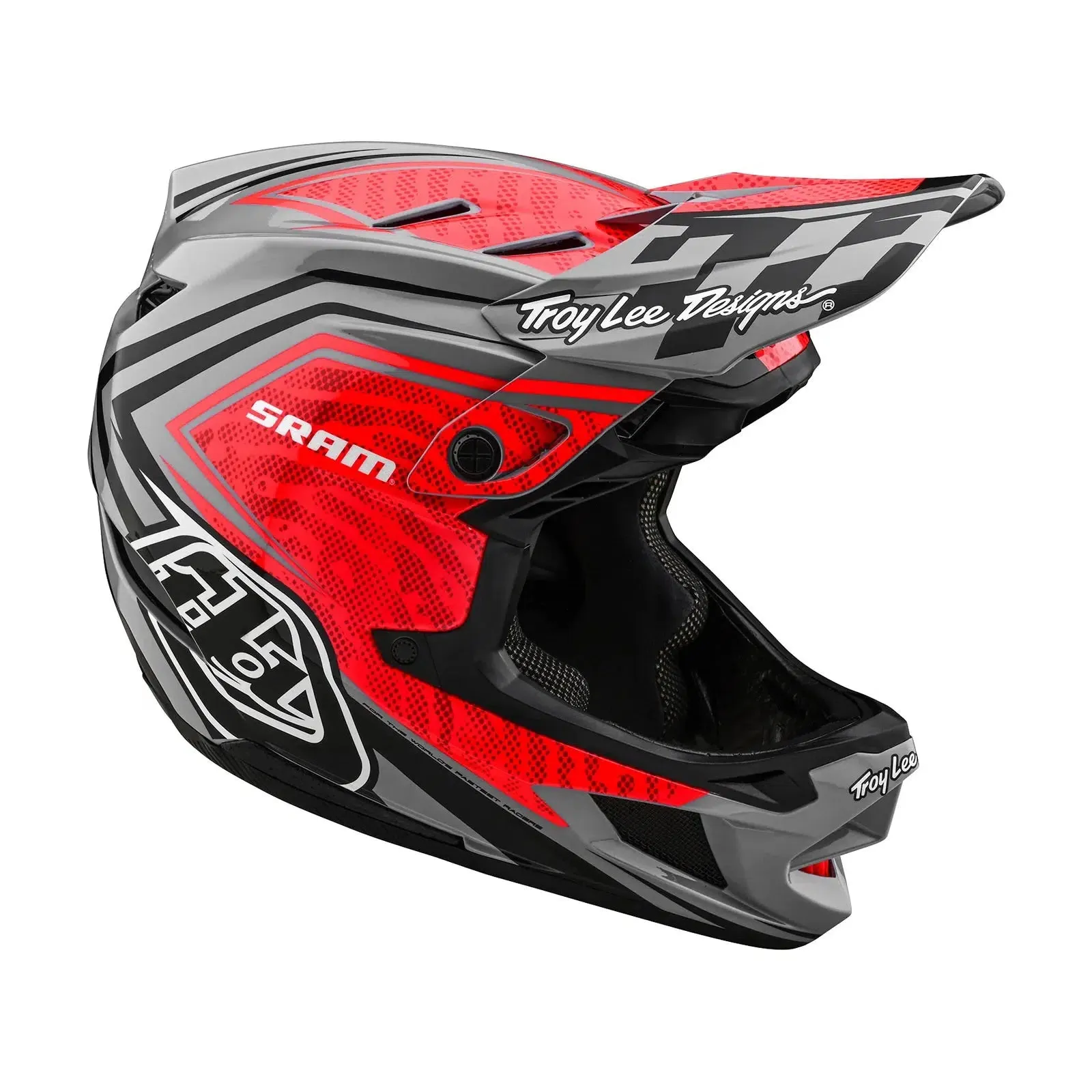 TLD D4 Carbon AS Helmet W/MIPS SRAM Red / Black