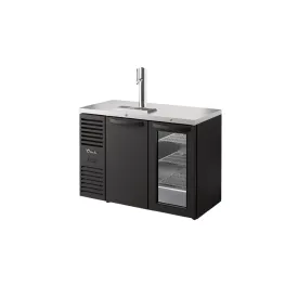 True Refrigeration TDR48-RISZ1-L-B-SG-1 Refrigerated Draft Bar Cooler Two-section