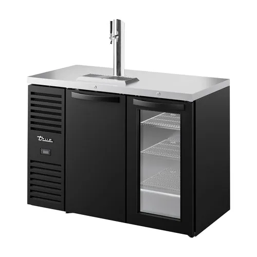 TRUE TDR48-RISZ1-L-B-SG-1 Refrigerated Draft Bar Cooler for Beverage Storage