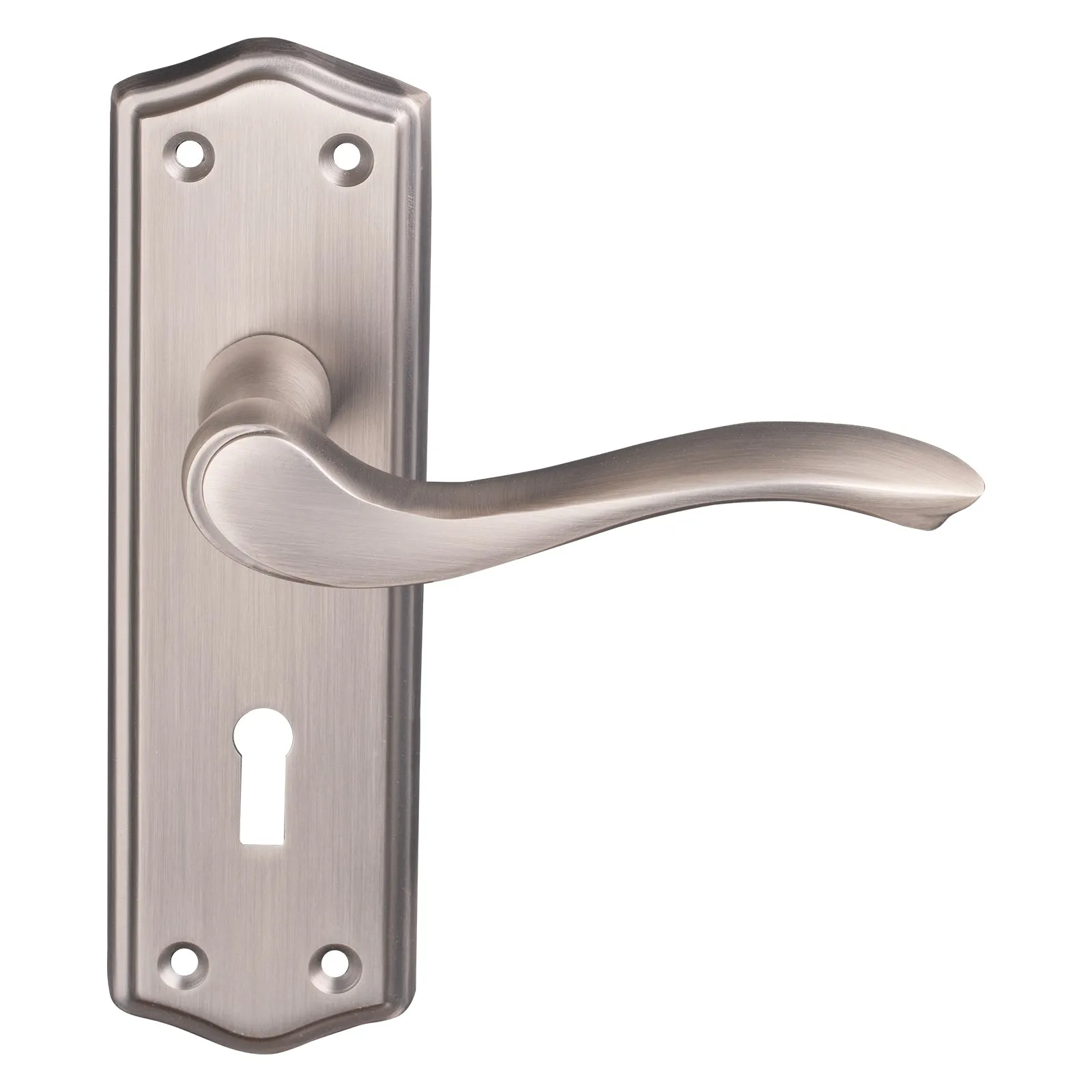 Warwick Door Handles On Backplate Old English Collection