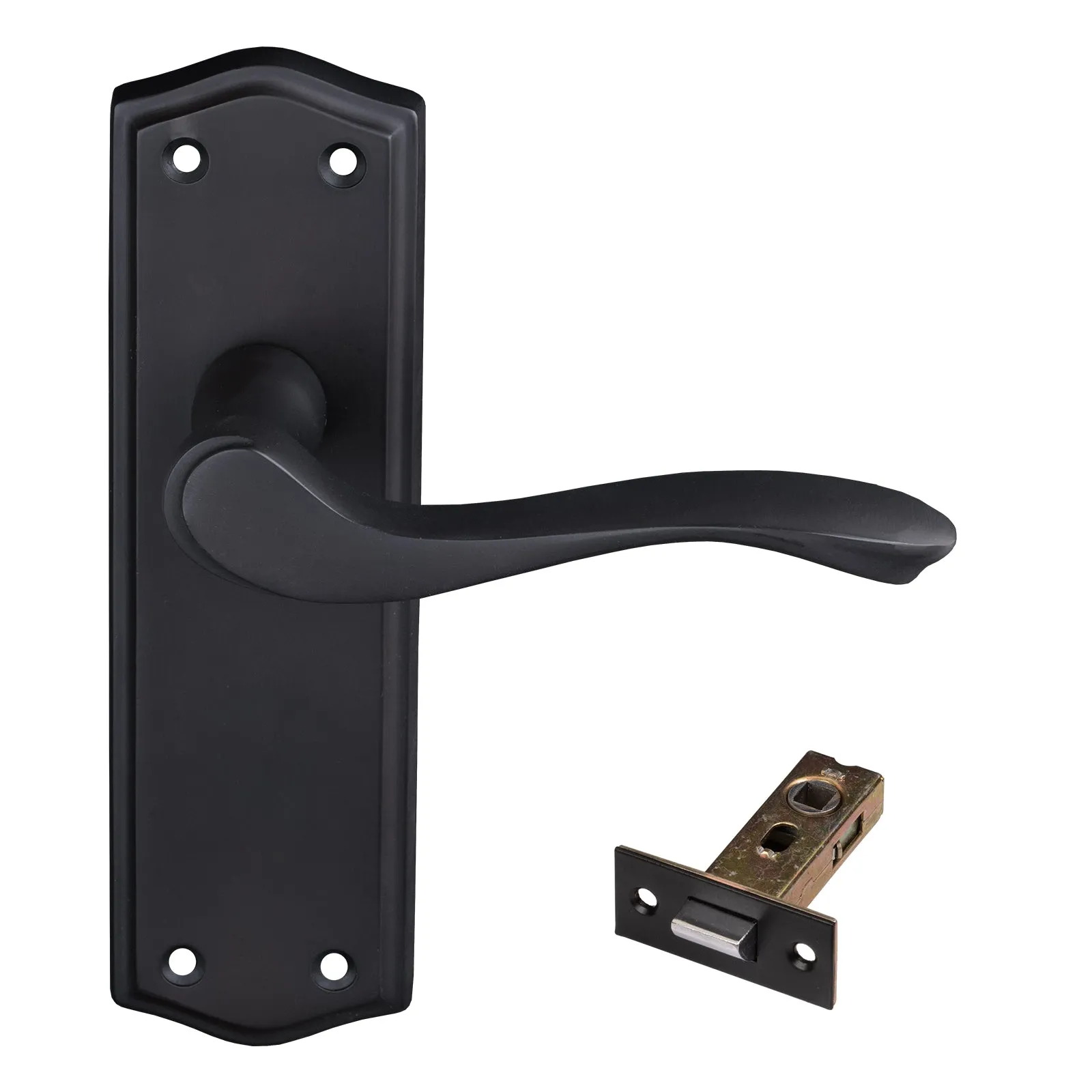 Warwick Door Handles On Backplate Old English Collection