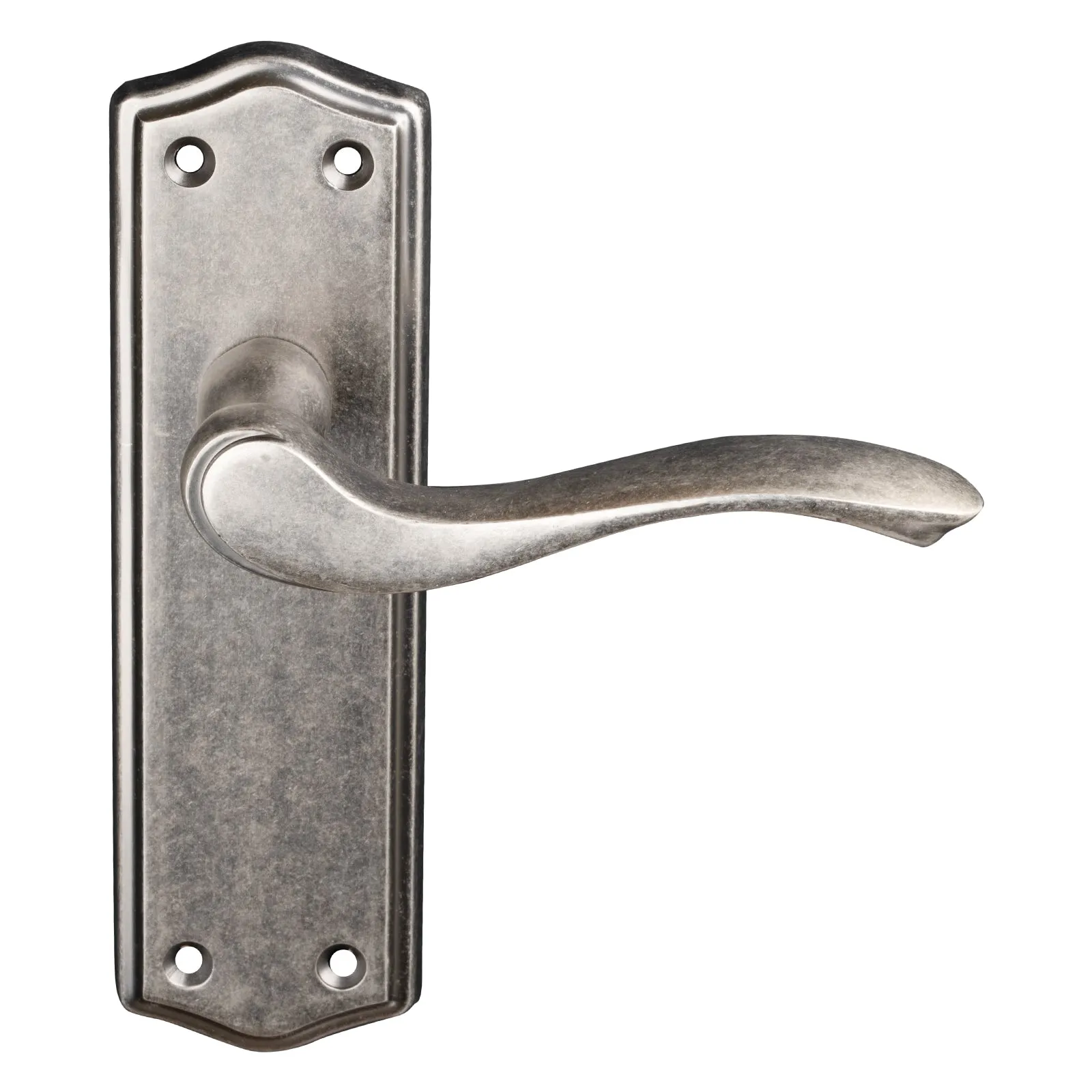 Warwick Door Handles On Backplate Old English Collection