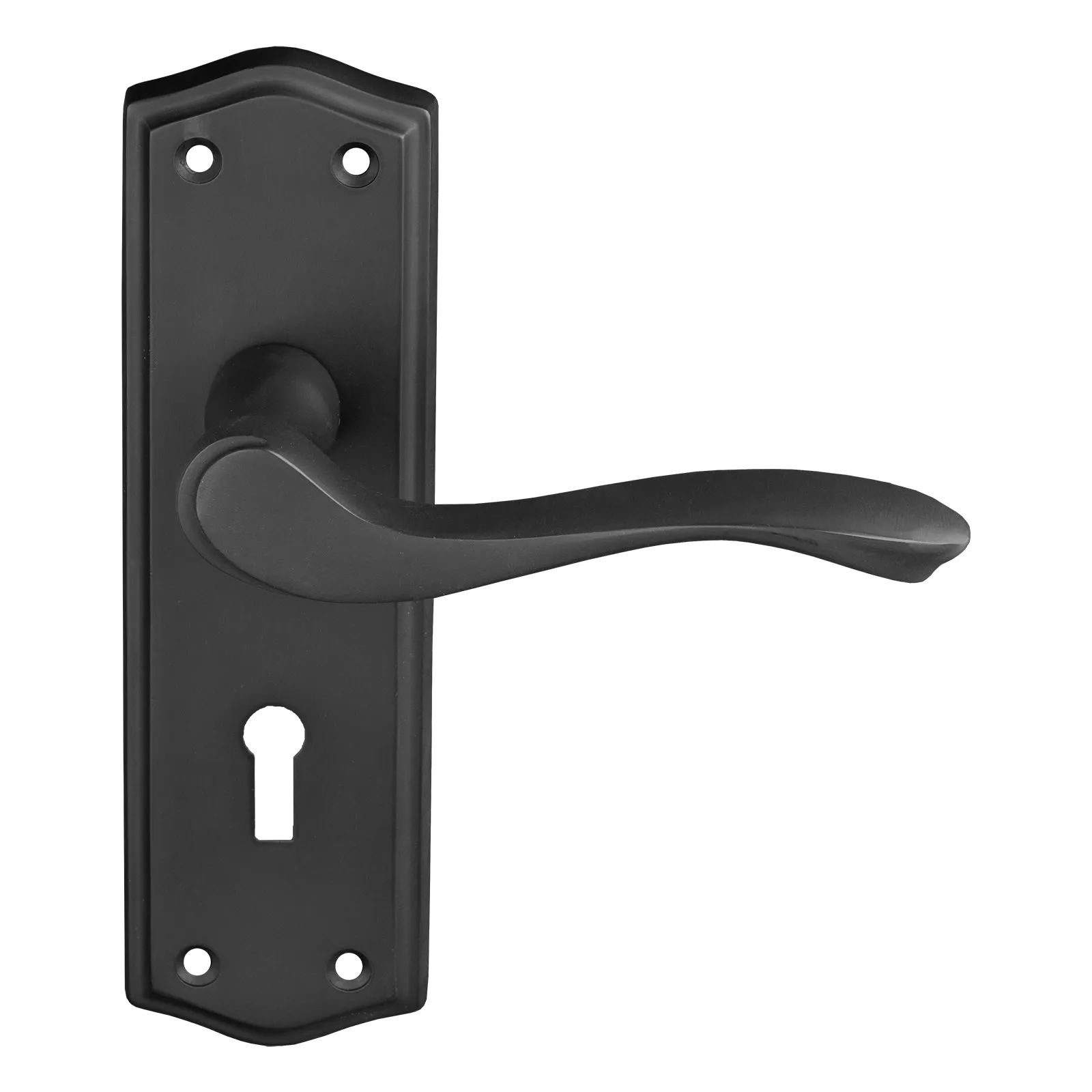 Warwick Door Handles On Backplate Old English Collection