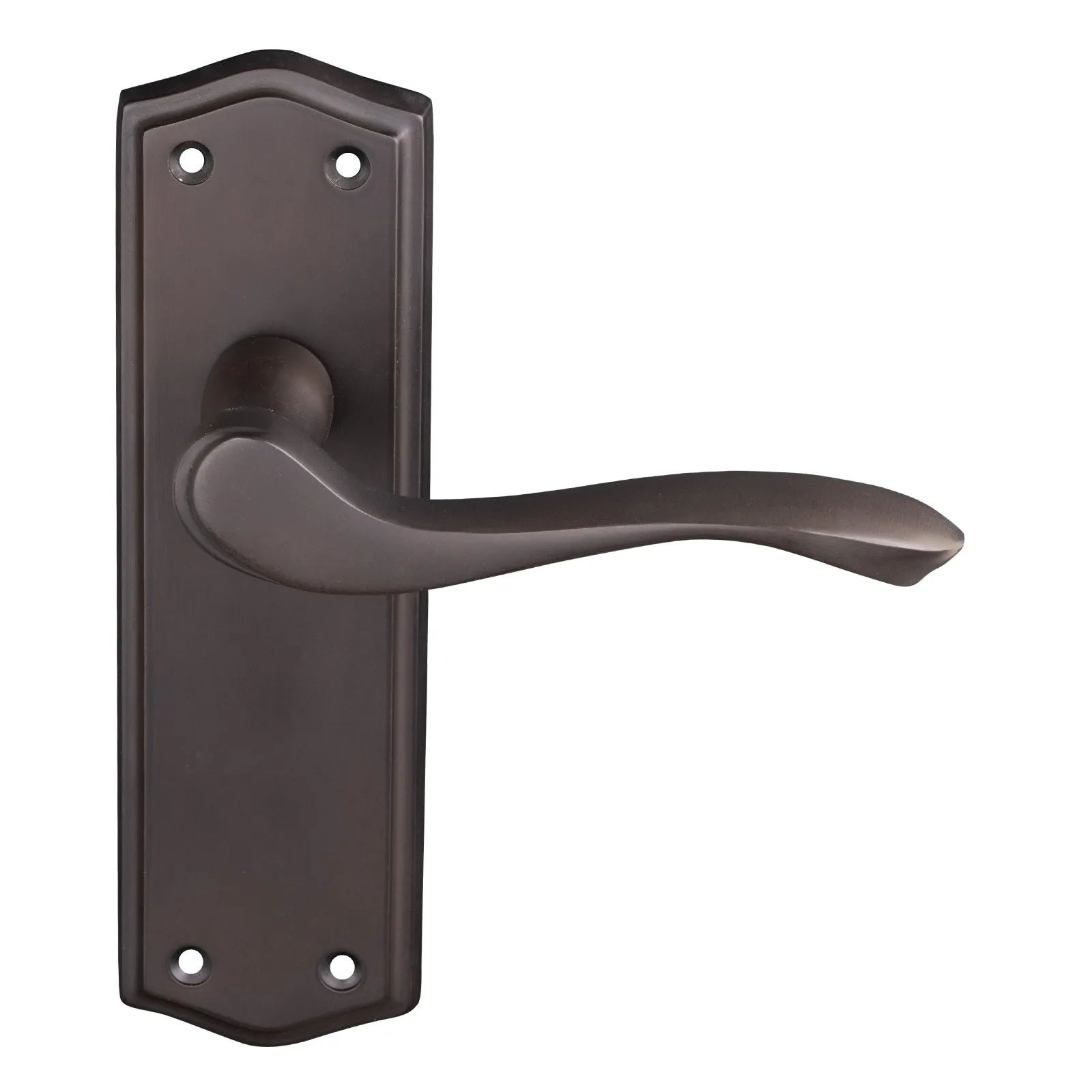 Warwick Door Handles On Backplate Old English Collection
