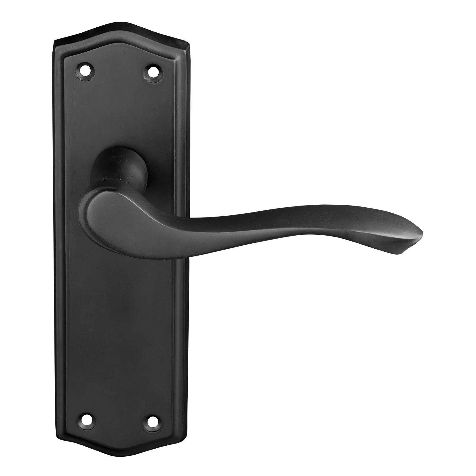 Warwick Door Handles On Backplate Old English Collection